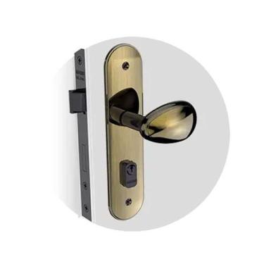 Imagem de Fechadura Externa Bora Taco Golf ESP43 Antique Brass Soprano