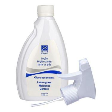 Imagem de Loção Higienizante Para Pés E Mãos 500ml - Com Válvula - RHR Cosmético