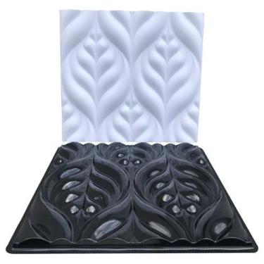 Imagem de Forma 3D Gesso e Cimento ABS - Folhas Duplo - Xmoldes Formas 3D