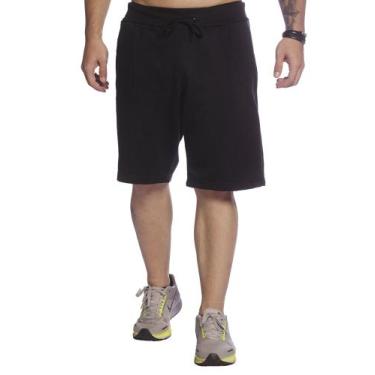 Imagem de Bermudas Masculina Moletom Shorts Academia Fitness B001 - Store P.B fa