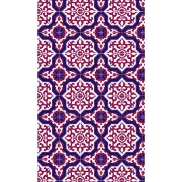 Imagem de Papel de Parede Adesivo  para Banheiro Cozinha Azulejo Português AZ 07