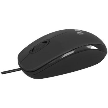 Imagem de Mouse óptico USB 1200 DPI 3 Botões SLIM Preto - Multi
