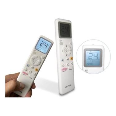 Imagem de Controle Remoto Universal Ar Condicionado Faz Todos, Com Luz - LELONG