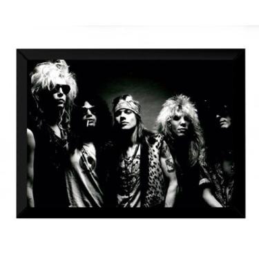 Imagem de Quadro Banda Guns N' Roses Rock Foto Poster Moldurado - Fanarte