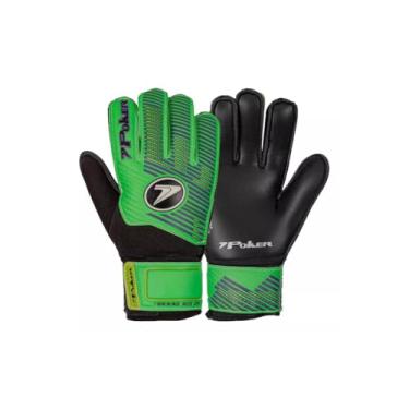 Imagem de Luva Goleiro Infantil Training Junior Poker Original (verde e roxo, 4)