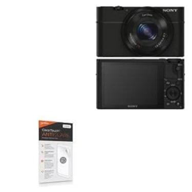 Imagem de Película protetora de tela Sony Cyber-Shot DSC-RX100, BoxWave [ClearTouch antirreflexo (pacote com 2)] película fosca antidigitais para Sony Cyber-Shot DSC-RX100