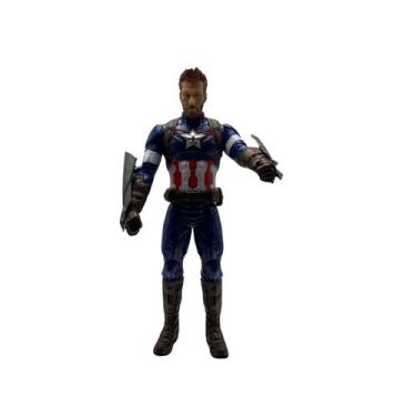 Imagem de Capitão América 30cm - Boneco Articulado Vingadores para Colecionadore
