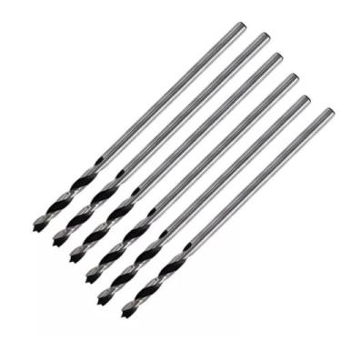 Imagem de Kit C/ 6 Broca Mourão 3/8 250mm P/madeira, Fibrocimento - Saint