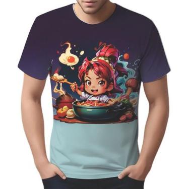 Imagem de Camisa Camiseta Color Chefe Men.ina Cozinheira Cozinha 1 - Enjoy Shop,