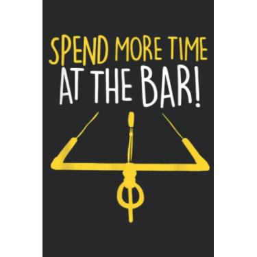 Imagem de Kiteboarding Kitesurfing Spend More Time At The Bar Quote: Lined Journal Notebook To Do Schedule, Medium 6x9 Inches, 100 Pages, Printed Cover