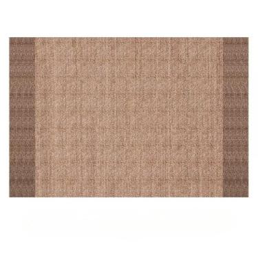 Imagem de Tapete marrom minimalista para sala de estar, grande, sem padrão, cor sólida, para quarto, retrô, escuro, resistente a manchas, para casa, QM1443, QD, A, 140 x 200 cm, 55 x 79 pol.