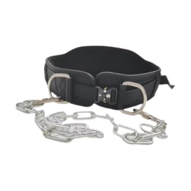 Imagem de UGPLM Cinto de mergulho para puxar para cima, equipamento de treinamento de força, acessórios removíveis, cinto de cintura para agachamento, exercício de, Style a