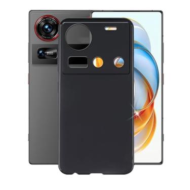 Imagem de AQGGIIXY Capa de telefone para ZTE Nubia Z70 Ultra (17.4 cm), capa protetora ultrafina macia TPU à prova de choque, anti-arranhões X antiderrapante para ZTE Nubia Z70 Ultra