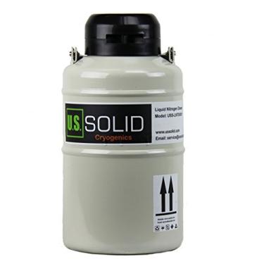 Imagem de U.S. Solid Recipiente de Nitrogênio Líquido Ussolid 3L Ln2 Tanque Criogênico Dewar Frasco de Sêmen com Alças 6 Vasilhas Bolsa de Transporte