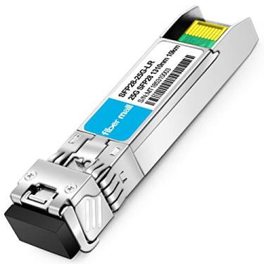 Imagem de 25G SFP28 LR para Ubiquiti UACC-OM-SFP28-LR 25GBASE-LR SFP28 1310nm 10km DOM LC SMF Módulo Transceptor Óptico