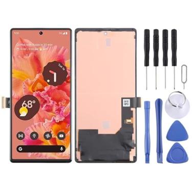 Imagem de tela Para o Google Pixel 6 GB7N6 G9S9B16 Digitalizador de tela LCD OLED Montagem completa com quadro substituição da tela