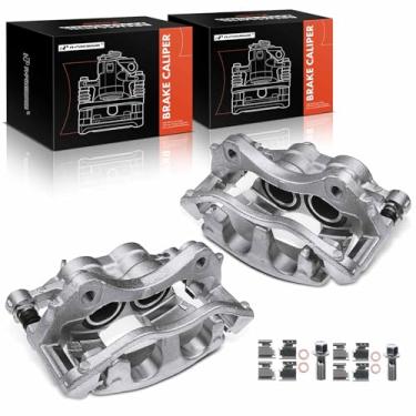Imagem de A-Premium Conjunto de pinça de freio a disco dianteiro com suporte compatível com modelos Ford selecionados - Transit-150/Transit-250/Transit-350/Transit-350 HD 2015 2016 2017 2018 2019,