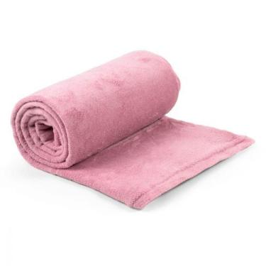 Imagem de Cobertor Fleece Para Pets p 60x75cm Premium Rosa - PRATICITÀ