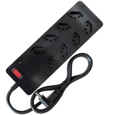 Imagem de Dps + Filtro De Linha Iclamper Energia 8 Tom. Preto Clamper