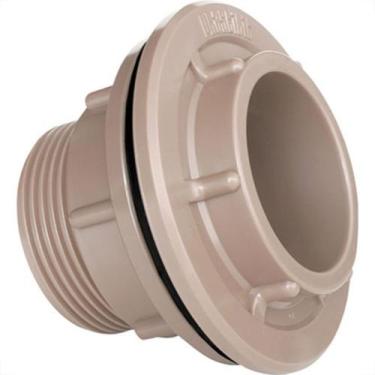 Imagem de Adaptador  C/Flange Pvc Plastilit 3/4 Marrom - Kit C/10 Unidades