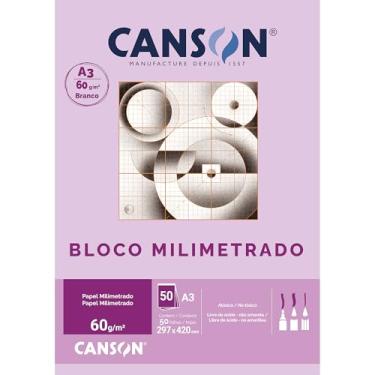 Imagem de Bloco Milimetrado A3 60g/m² , Canson, 66667084, 50 Folhas