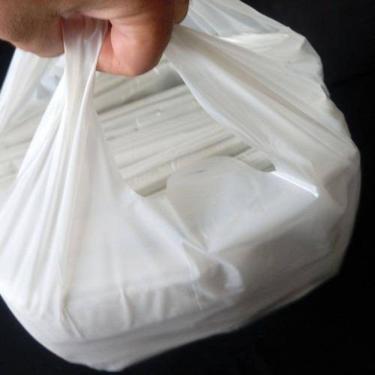 Imagem de Sacolas Plásticas 20 kg Recicladas | Alça Camiseta | 8 Micra