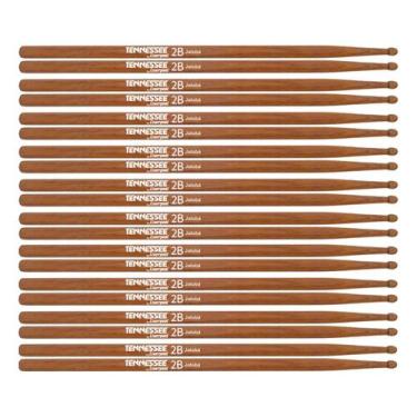 Imagem de Baqueta liverpool tennessee jatoba 2b tnjat 2bm c/ 10 pares