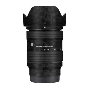 Imagem de Adesivo Camerea Lens Skin Anti-riscos para Sigma 28-70mm F2.8 DG DN Apto para Sony E Mount Camerea Coat Vinly Película Protetora Corpo Decalques Capa 1:2.8 28-70 2.8 (Shadow Camo Preto)