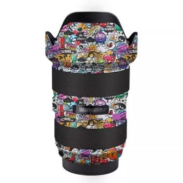 Imagem de Adesivo de lente de câmera antiarranhões para Sigma Art 24-35 mm F2 DG Apto para Canon EF Mount Camera Coat Wrap Película Protetora Corpo Protetor Decalques Custo 1:2 24-35 2 (Graffiti White)