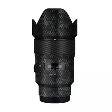 Imagem de Película de lente de câmera 35 1.4 Sony Coat Wrap Película protetora decalque do corpo adesivo anti-arranhões Acessórios para Sigma 35 mm F1.4 DG HSM Art Apto para Sony Mount Camera 1:1.4 (verde