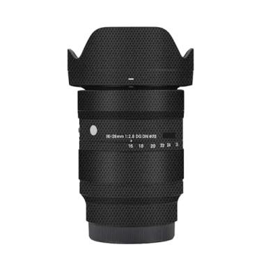 Imagem de Película de vinil para lente Sigma 16-28 mm F2.8 DG DN Apto para Sony Mount Camera Protective Sticker Protector Coat Acessórios de fotografia 1:2,8 16-28 2,8 (preto matriz)