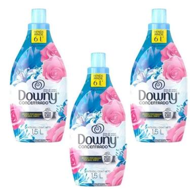 Imagem de Kit 3 Amaciante Downy Concentrado 1,5 Litros Brisa De Verão
