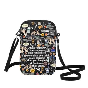 Imagem de G2TUP Bolsa tiracolo Gilmore Luke's Lorelai & Rory Fans Gift You Are Braver Stronger Than You Think Luke's Diner Shoulder Bag, Always Luk Bl Cb