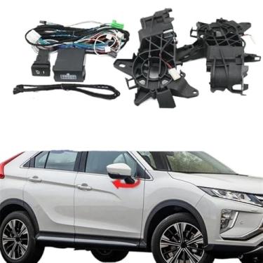 Imagem de Espelho retrovisor do carro Sistema de dobramento automático Kits de módulos controlados por chave compatíveis com Mitsubishi Eclipse Cross 2017-2021 Peças Interruptor de janela