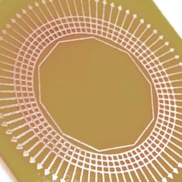 Imagem de Placa Grafico Desimpregnador M 7x7cm - Radionica Radiestesia - Dhonell