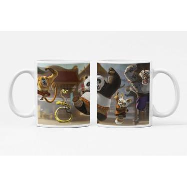 Imagem de Caneca de Porcelana Desenho Kung Fu Personalizada Md9 - Like Geek