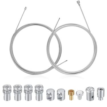 Imagem de Kit universal de reparo de cabo de freio de embreagem do acelerador de emergência para motocicleta, cabo de câmbio de freio de bicicleta de estrada, kit de fio de engrenagem de bicicleta, conjunto de