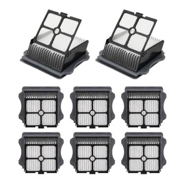 Imagem de (8 peças) Filtros HEPA compatíveis com Tineco iFloor 3/Floor One S3/Floor One S5/Floor One S5 Pro 2, kit de filtro de aspirador de pó seco úmido