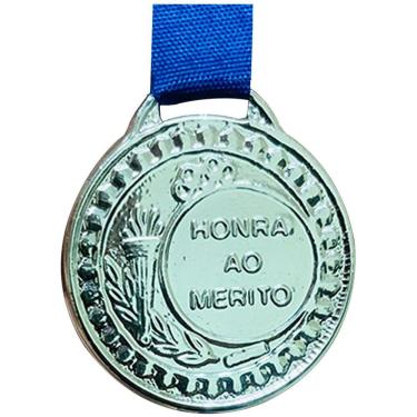 Imagem de Medalha Honra Ao Mérito 2,9 Cm Ouro Prata Bronze Premiação prata