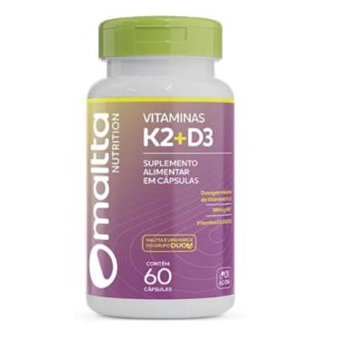 Imagem de VitaminaS K2 + D3 60 cáps - DOSAGEM MÁXIMA: 149mcg MK-7 e VITAMINA D3 
