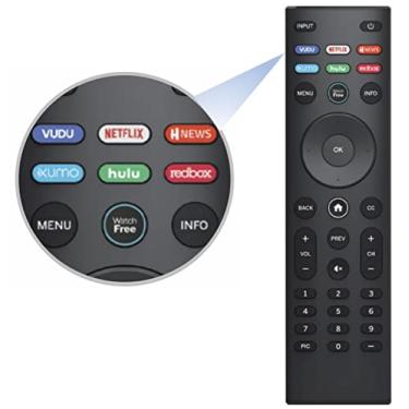 Imagem de Controle remoto universal para todos os controles Vizio TV, XRT140, controle remoto de substituição para todas as Smart TVs Vizio LED LCD HD 4K UHD HDR