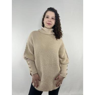 Imagem de PONCHO COM CABLE ALPELO 10100027-Feminino