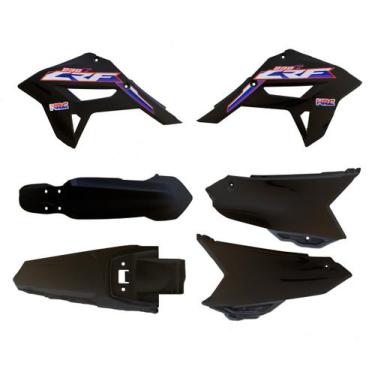 Imagem de Kit Plástico Amx Crf 230f F21, Preto