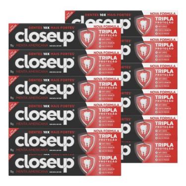 Imagem de Kit 12 und Creme Dental Close Up Triple Menta Americana 70g