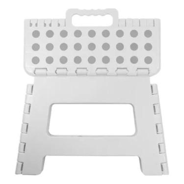 Imagem de Banqueta Multiuso Retrátil Branca - 150kg - POWER MAID