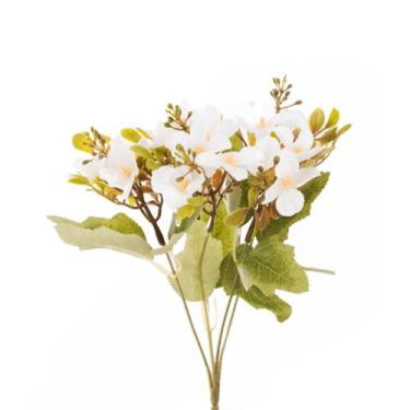 Imagem de Buque Flor Do Campo X5 Com 15 Flores Branca 30Cm - Bela Flor