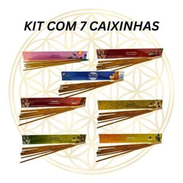 Imagem de KIT C/7 Caixinhas - Incensos Indiano Massala Atria Varetas, KIT ENERGI
