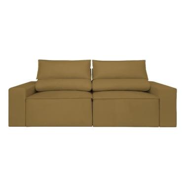 Imagem de Sofá Retrátil-reclinável 1,50m Confortável Balaqui Decor Capuccino