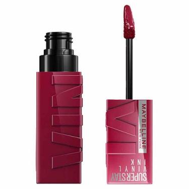 Imagem de Batom Líquido Maybelline NY Super Stay Vinyl Ink 4,2ml, Unrivaled