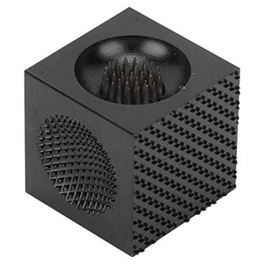 Imagem de Ferramenta de ponta da sugestão da piscina de bilhar GRCFUMO, moedor de ponta da piscina multifuncional do cubo da piscina, alomla de alumínio Billiard Cue Trimer Grinder para (Preto)